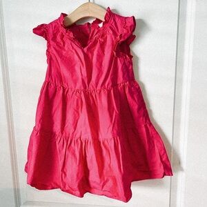 🍒 Girls a loves a Pink Ruffle Dress size 5